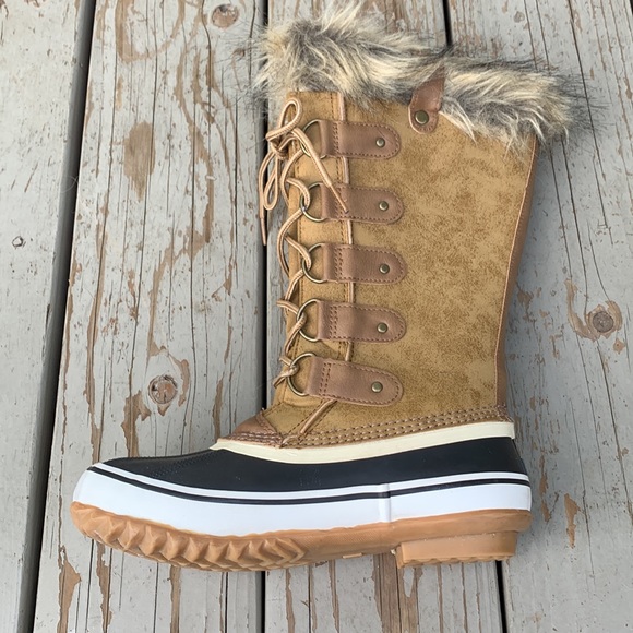 Tall winter boot JBU Bella faux fur trim - Picture 5 of 10